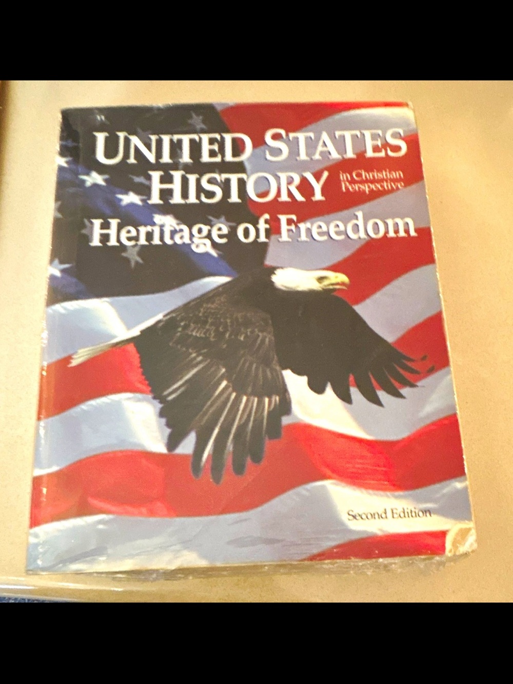 United States History Textbook - Heritage of Freedom - Red, White, Blue